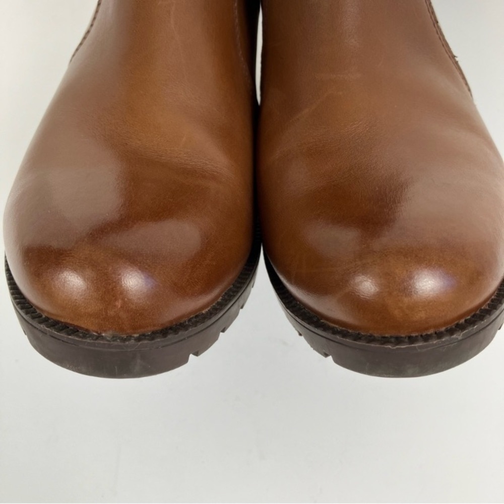 Clarks Tan Leather Ankle Booties - Picture 6 of 16